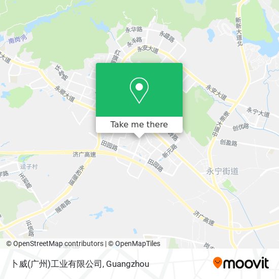 卜威(广州)工业有限公司 map
