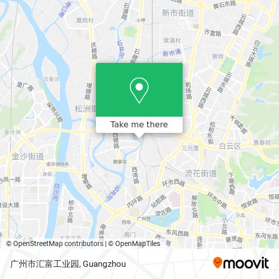 广州市汇富工业园 map