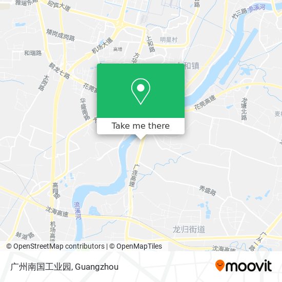 广州南国工业园 map