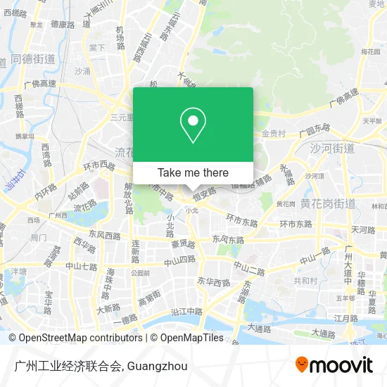 广州工业经济联合会 map