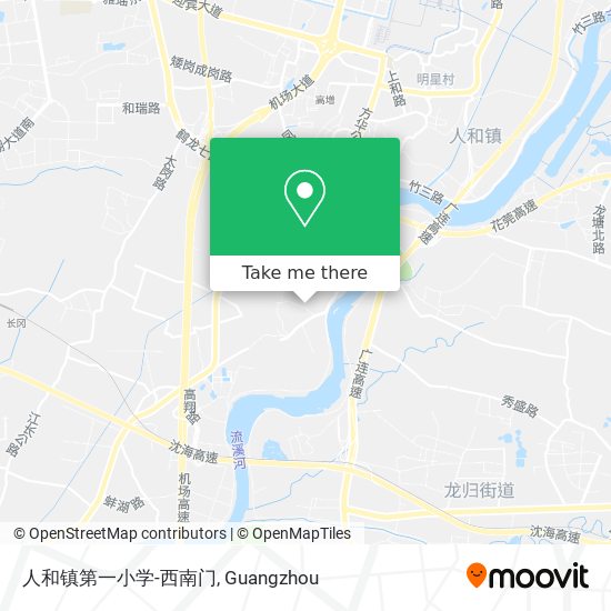 人和镇第一小学-西南门 map