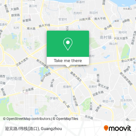 迎宾路/纬线(路口) map