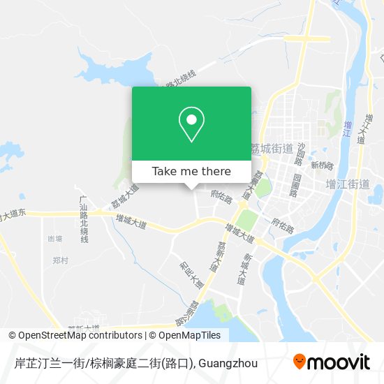 岸芷汀兰一街/棕榈豪庭二街(路口) map