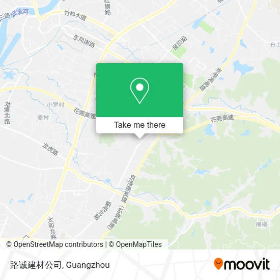 路诚建材公司 map