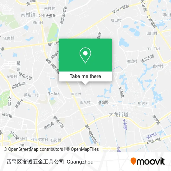 番禺区友诚五金工具公司 map