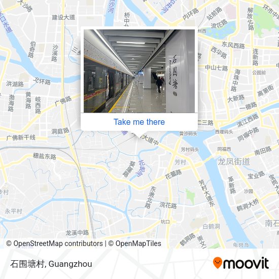 石围塘村 map