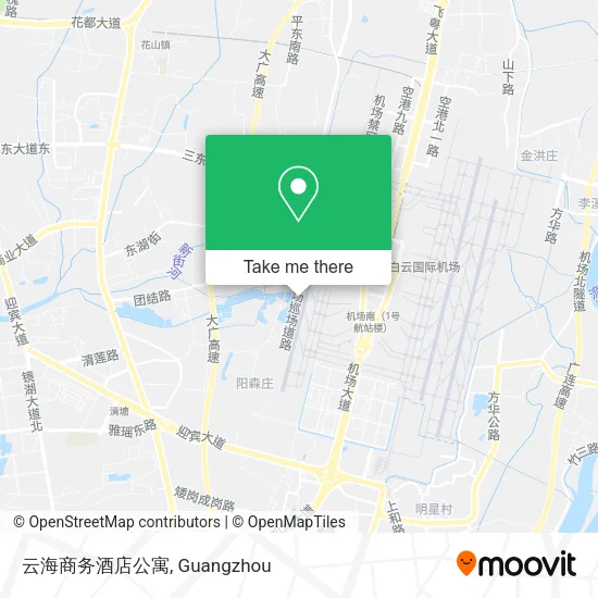 云海商务酒店公寓 map