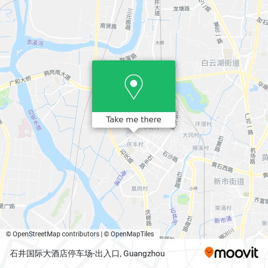 石井国际大酒店停车场-出入口 map