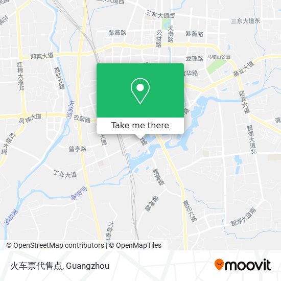 火车票代售点 map