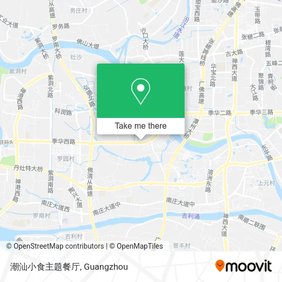 潮汕小食主题餐厅 map