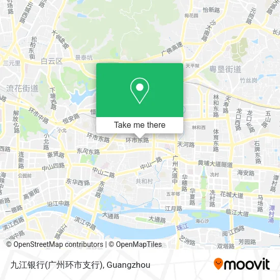 九江银行(广州环市支行) map
