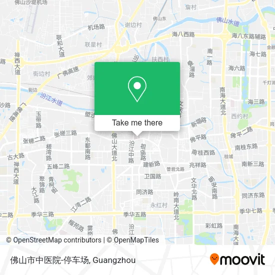 佛山市中医院-停车场 map