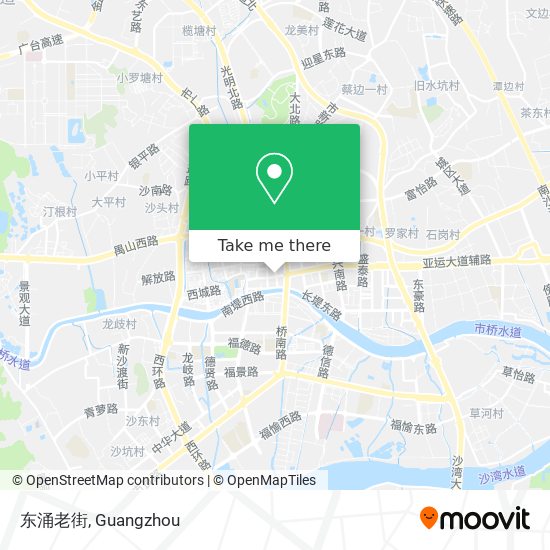 东涌老街 map