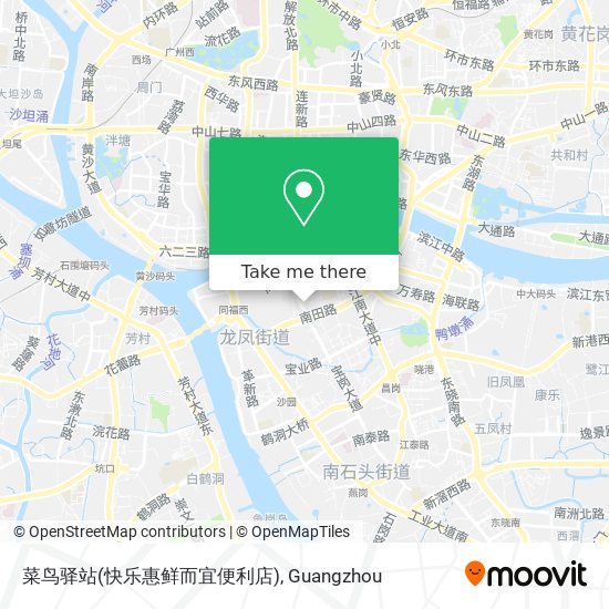 菜鸟驿站(快乐惠鲜而宜便利店) map