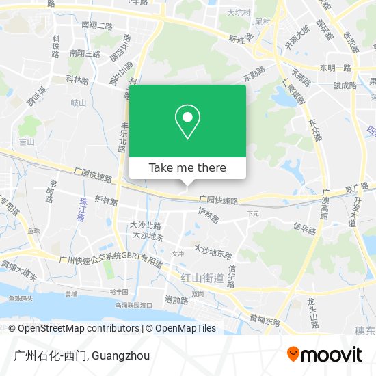 广州石化-西门 map