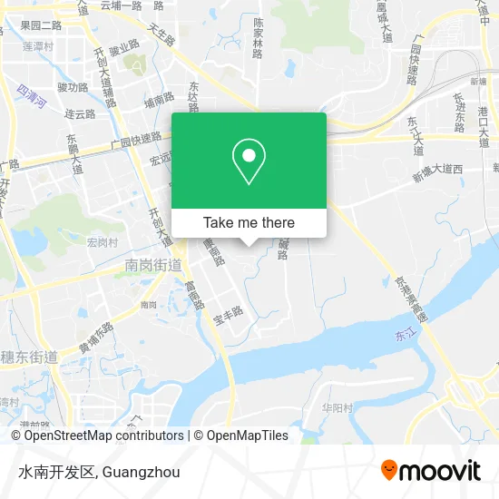 水南开发区 map