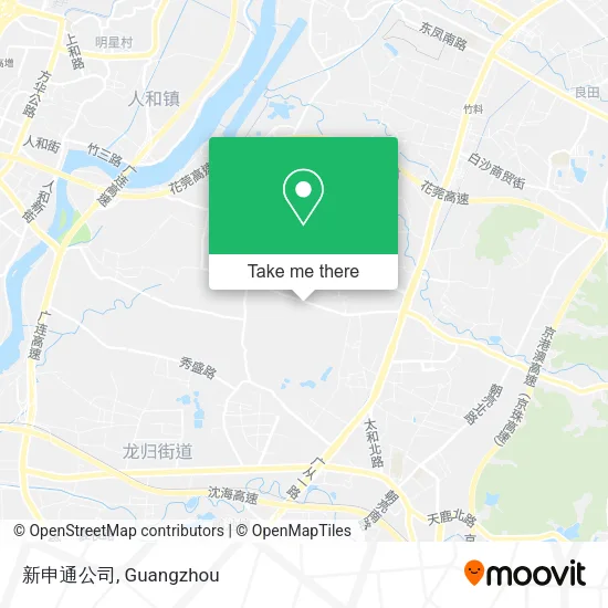 新申通公司 map