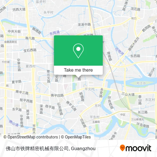 佛山市铁牌精密机械有限公司 map