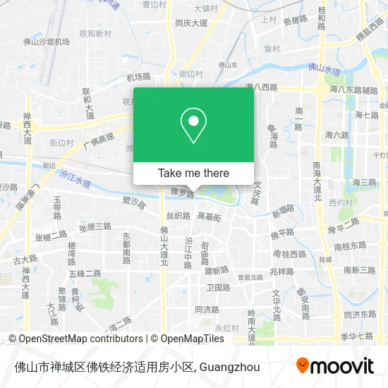 佛山市禅城区佛铁经济适用房小区 map