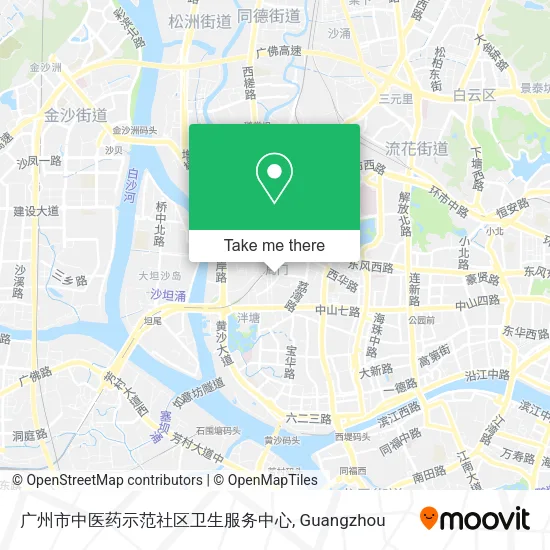 广州市中医药示范社区卫生服务中心 map
