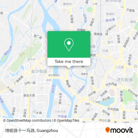 增槎路十一马路 map
