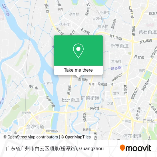 广东省广州市白云区顺景(槎潭路) map