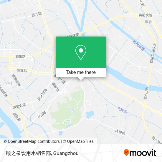 顺之泉饮用水销售部 map