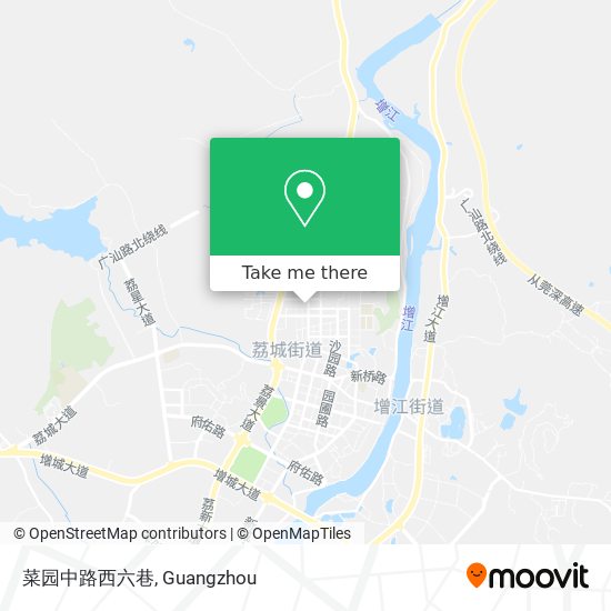 菜园中路西六巷 map