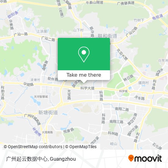 广州起云数据中心 map
