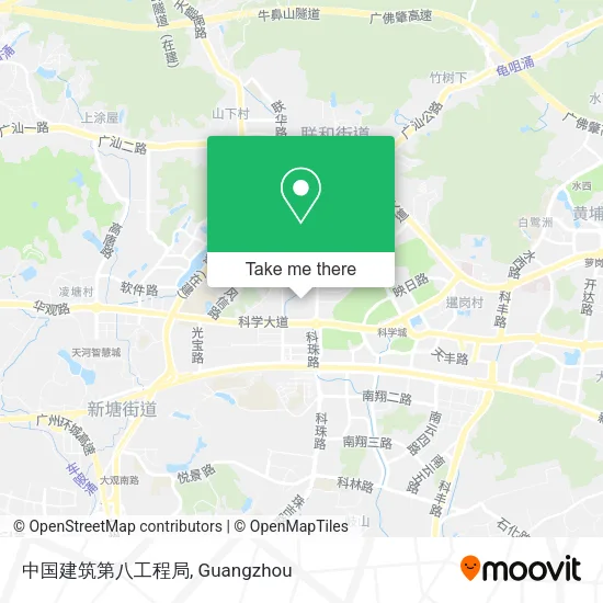 中国建筑第八工程局 map
