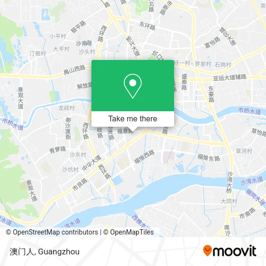 澳门人 map