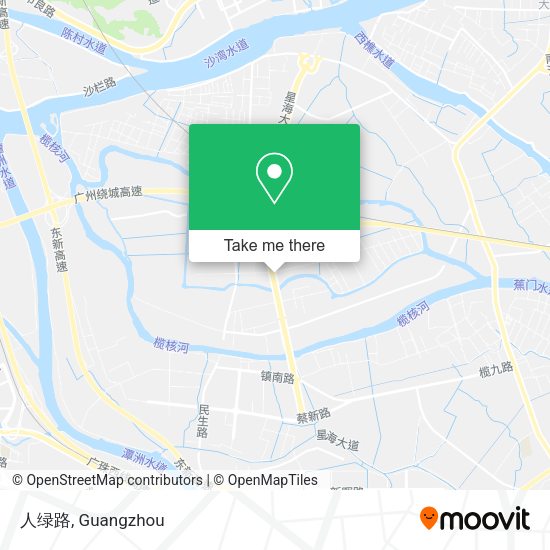 人绿路 map