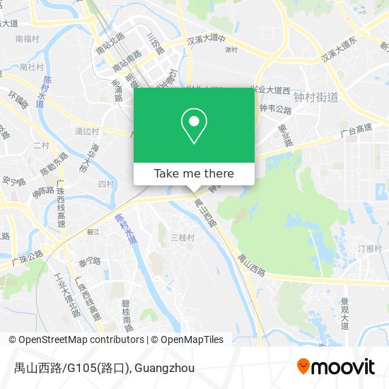 禺山西路/G105(路口) map