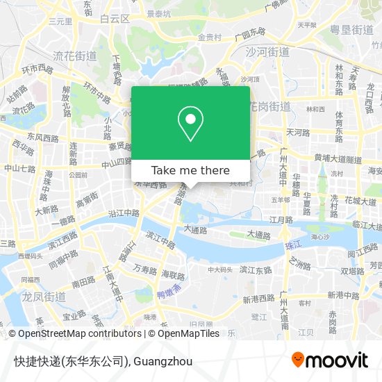 快捷快递(东华东公司) map