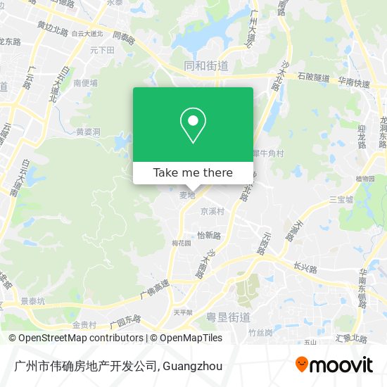 广州市伟确房地产开发公司 map