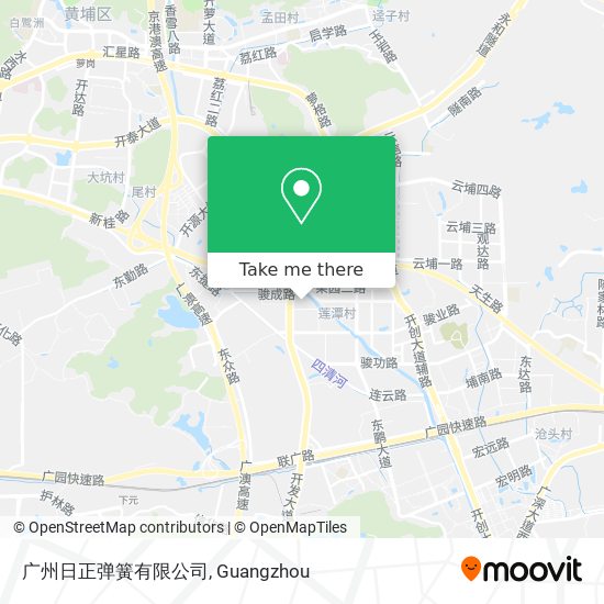 广州日正弹簧有限公司 map