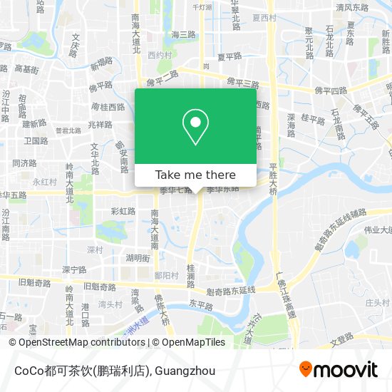 CoCo都可茶饮(鹏瑞利店) map