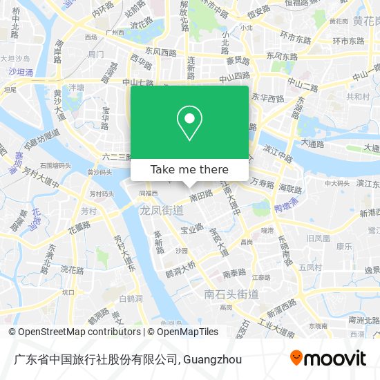 广东省中国旅行社股份有限公司 map