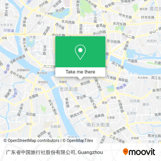 广东省中国旅行社股份有限公司 map