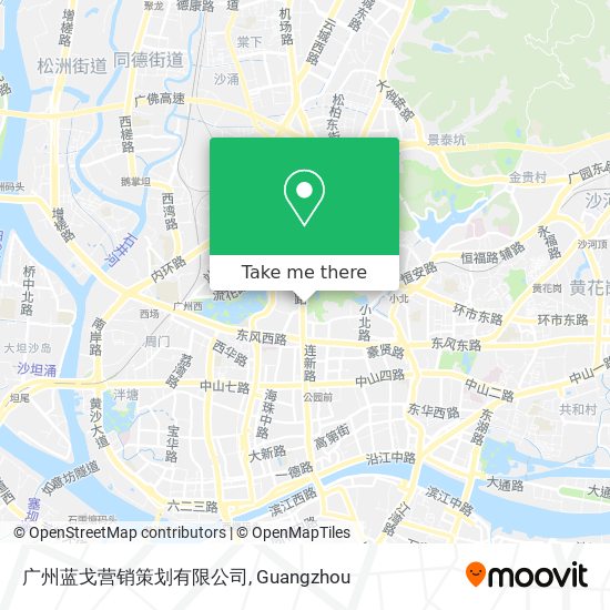 广州蓝戈营销策划有限公司 map