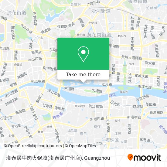 潮泰居牛肉火锅城(潮泰居广州店) map