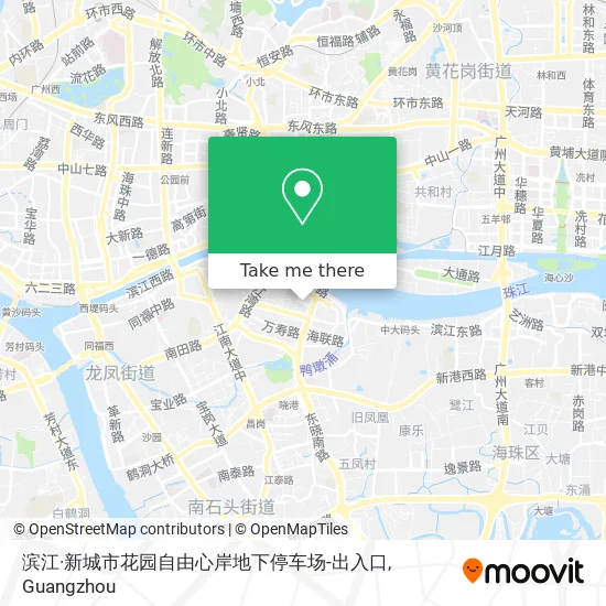 滨江·新城市花园自由心岸地下停车场-出入口 map