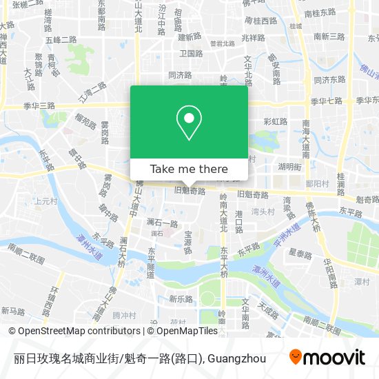丽日玫瑰名城商业街/魁奇一路(路口) map