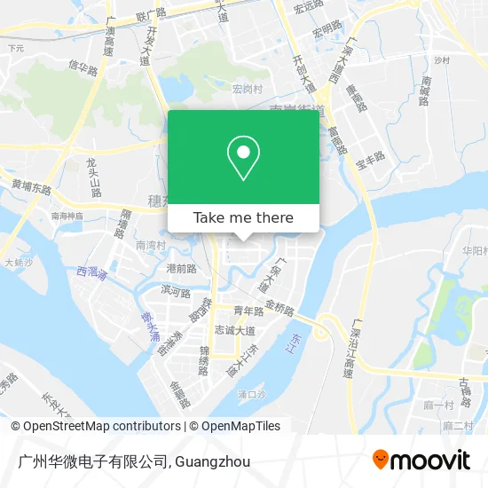 广州华微电子有限公司 map