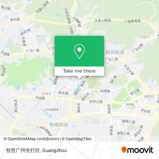 智慧广州先行区 map