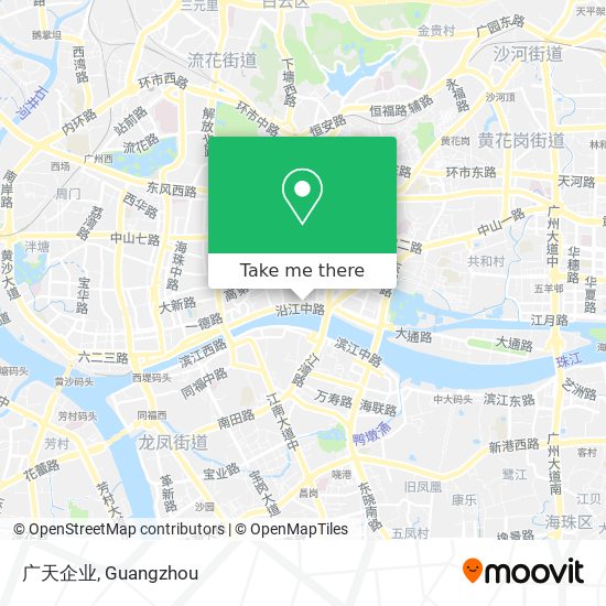 广天企业 map