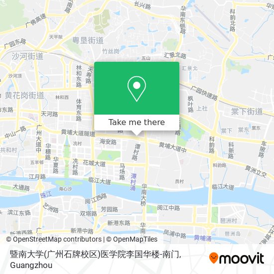 暨南大学(广州石牌校区)医学院李国华楼-南门 map