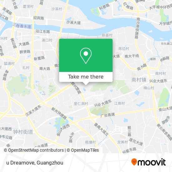 u Dreamove map