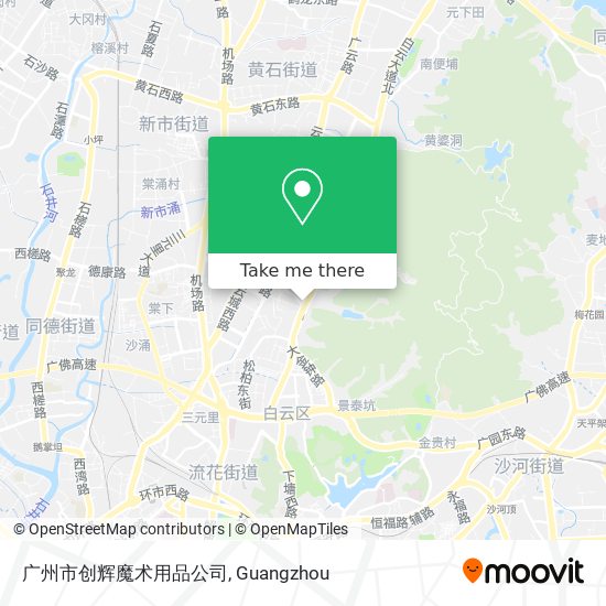 广州市创辉魔术用品公司 map