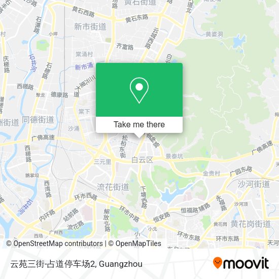 云苑三街-占道停车场2 map